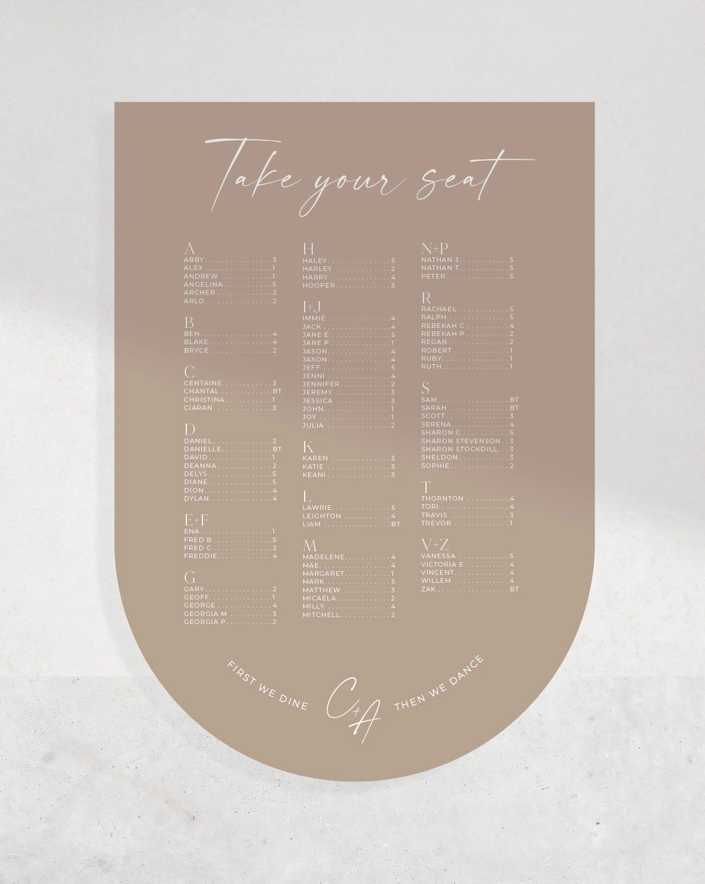 Seating Plan Just My Type Wedding Invitation Stationery Modern Calligraphy Fun Romantic Minimal Classic15.jpg