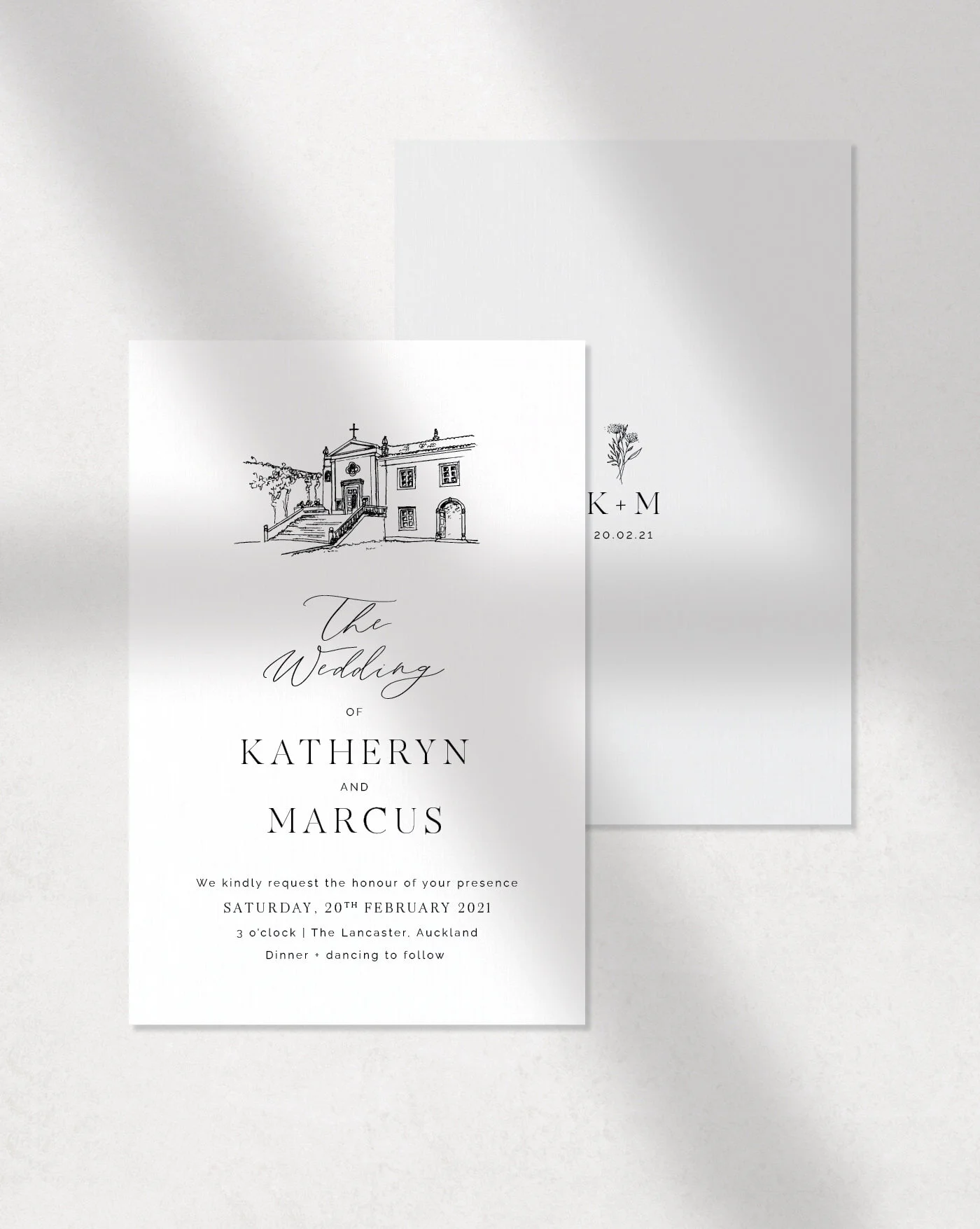 Just My Type Wedding Invitation Stationery NZ Wildflower Sketch Botanical Modern Romantic Bold Typography Calligraphy 3.jpg