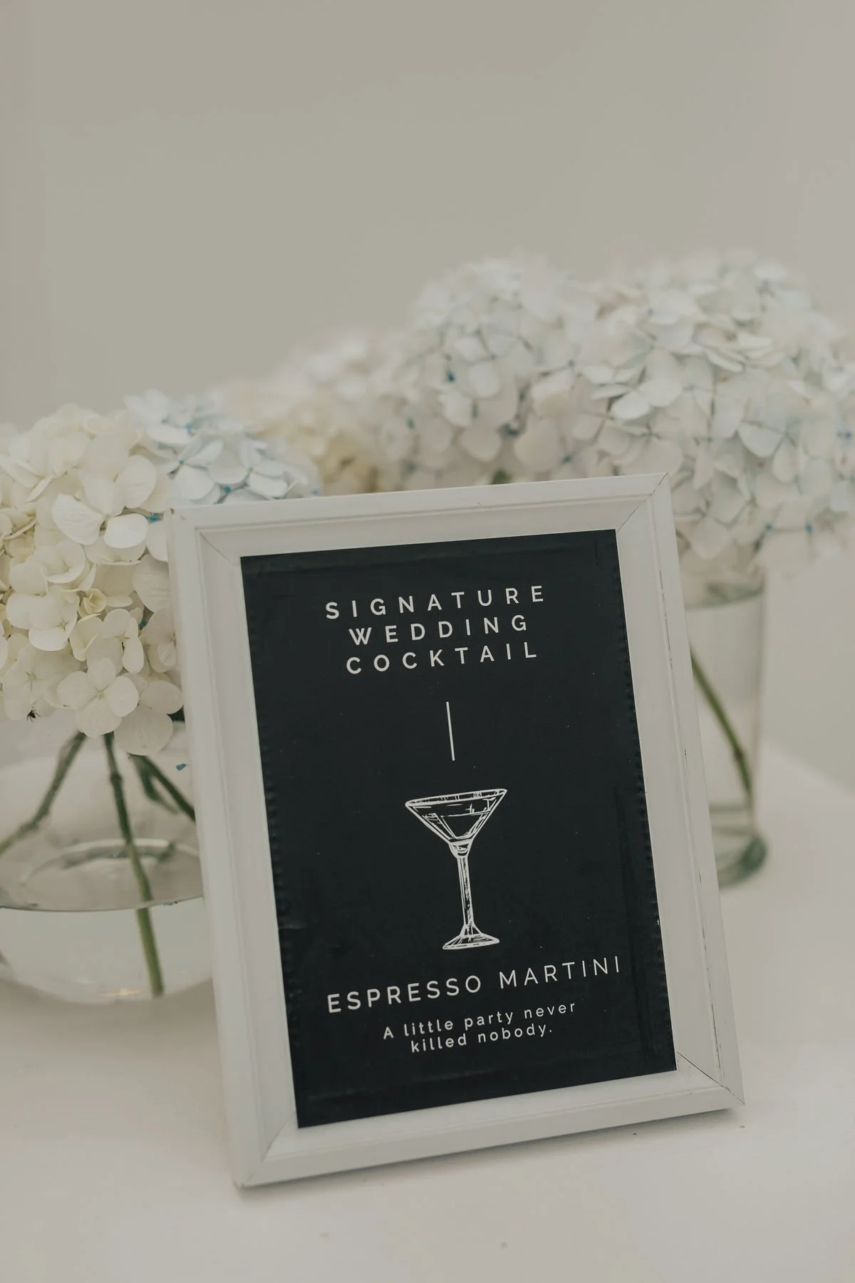 Just My Type Wedding Invitation Stationery NZ Modern Bold Black Acrylic Sign Perspex Wedding Signage 24.jpg