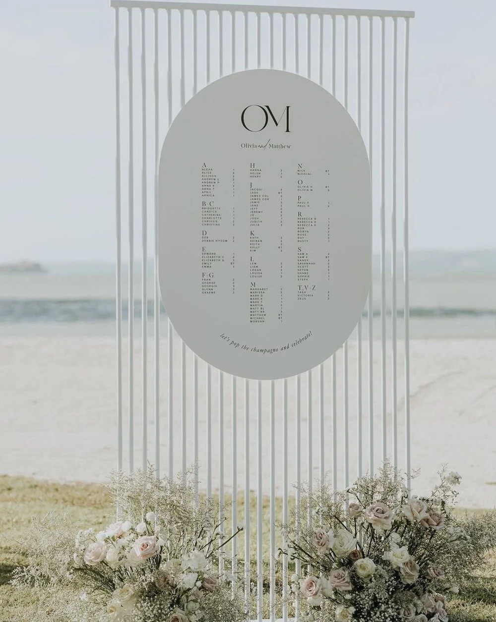 Just My Type Wedding Invitation Stationery NZ Wedding Sign Welcome Sign Seating Plan Decal 18.jpg