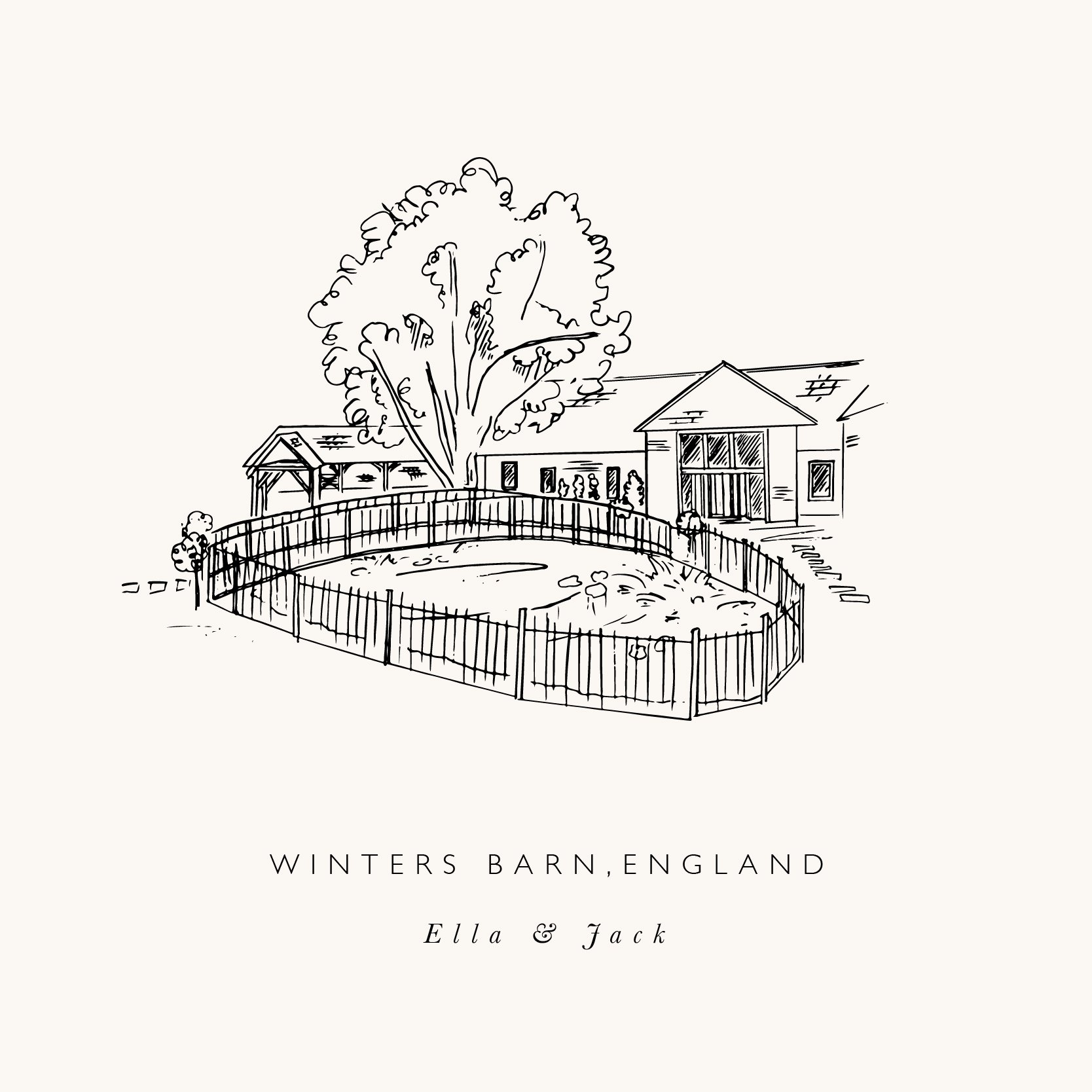 Four ways to include a wedding venue illustration within your invitations   Written By Emily
