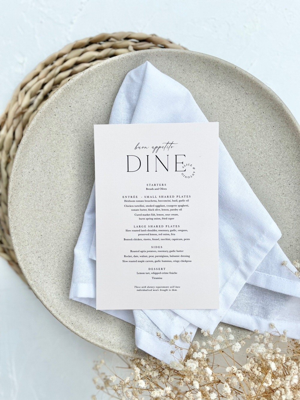 Just My Type Wedding Invitation Stationery NZ Wedding Menu Place Name Table Number2847.jpg