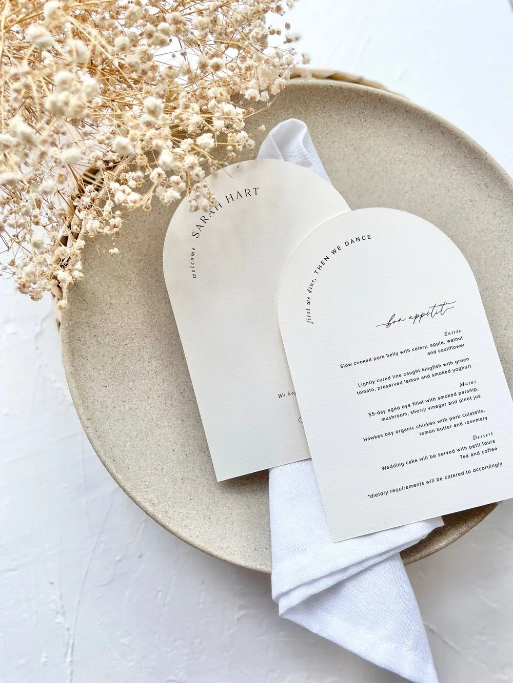 Just My Type Wedding Invitation Stationery NZ Wedding Menu Place Name Table Number2638.jpg