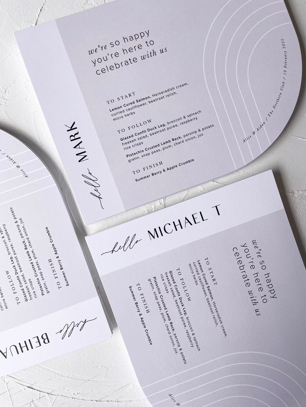 Just My Type Wedding Invitation Stationery NZ Wedding Menu Place Name Table Number7124.jpg