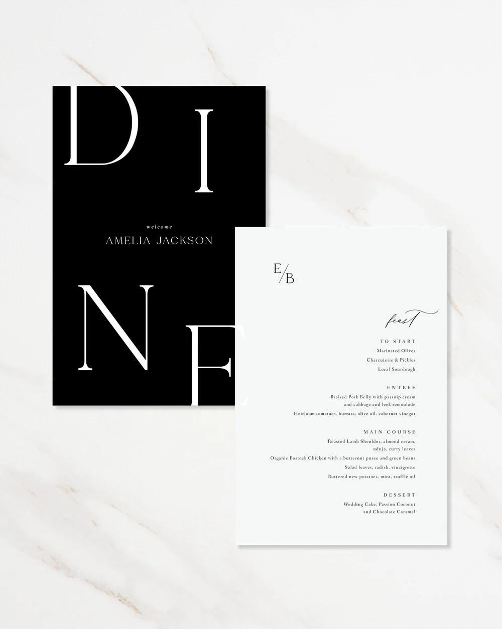 Just My Type Wedding Invitation Stationery Modern Elegant Romatic Classic DAPH12.jpg