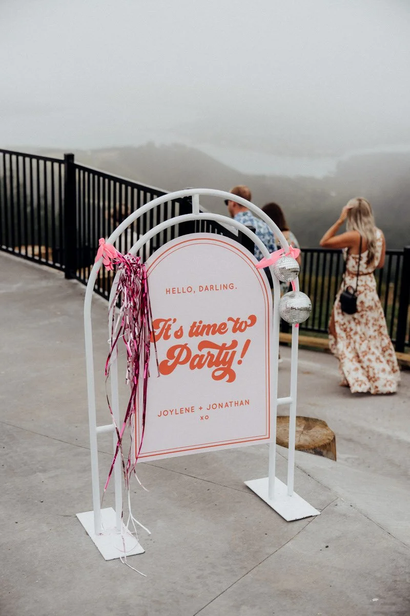 Wedding Stationery} Joylene &amp; Jonathans Bright, Fun, Disco Wedding