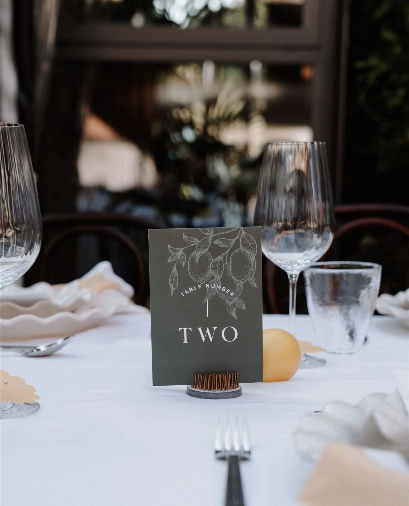 Table numbers done right 👌🏼⁠
⁠
- Personality⁠
- Details⁠
- Custom⁠
⁠
From the long lunch, Italian inspired wedding of K&amp;A x⁠
⁠
Photography @jesseandjessieweddings⁠
Videography @ben.journee⁠
Planner @wild_and_yellow⁠
Florals @ceciliafox⁠
Plants 