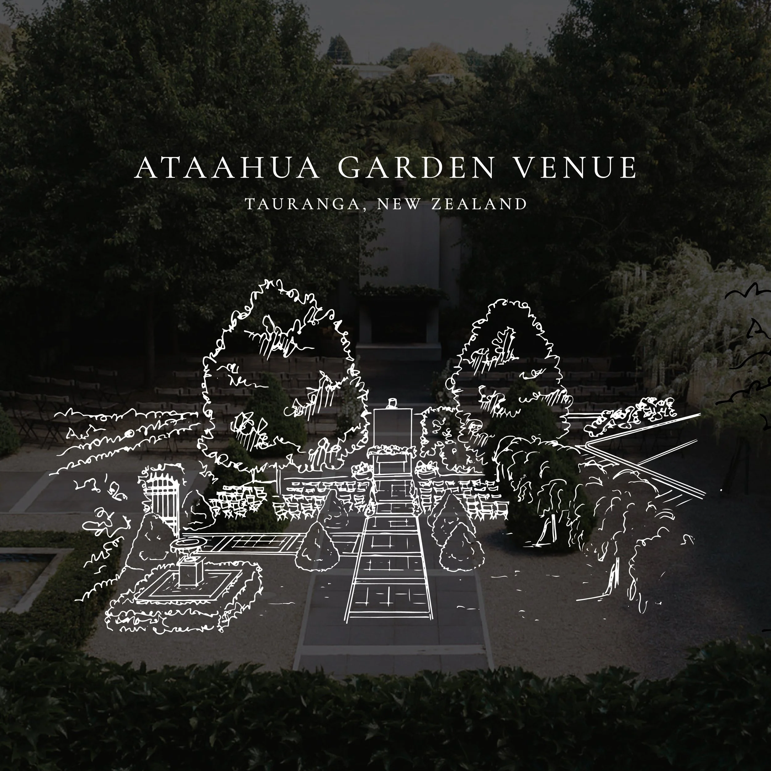 Sketch of Ataahua Garden Venue, Tauranga