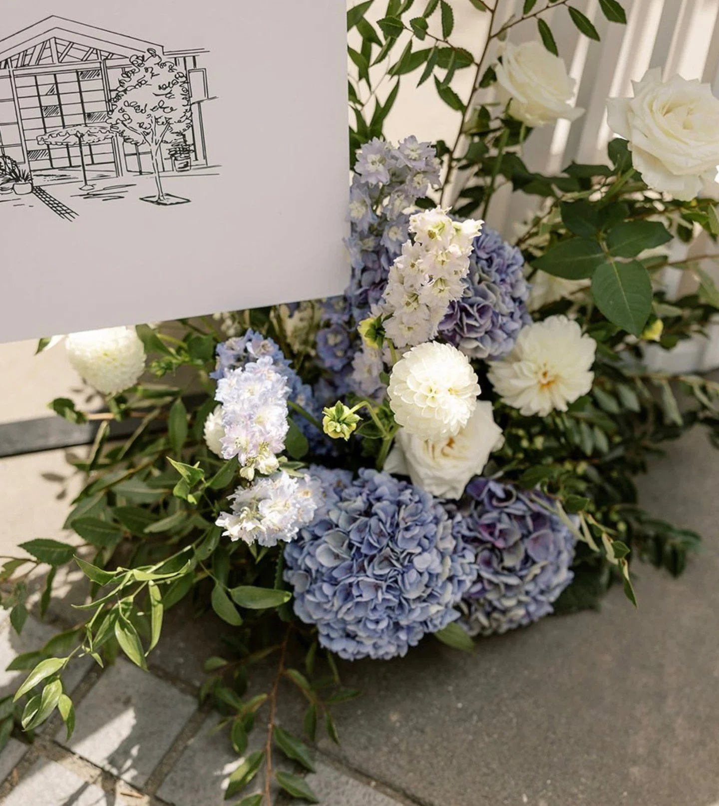 🫐🩵⁠
⁠
Ruby &amp; Chris's welcome sign florals x⁠
⁠
The Team:⁠
@flockevents⁠
@atriumhawkesbay⁠
@botanical.lane⁠
@heracouture⁠
@megan.makeup_artist⁠
@hairwithtaryn⁠
@stgeorgesrestaurantnz⁠
@socialhirenz⁠
@justmytype_nz⁠
@_finchbakery_
