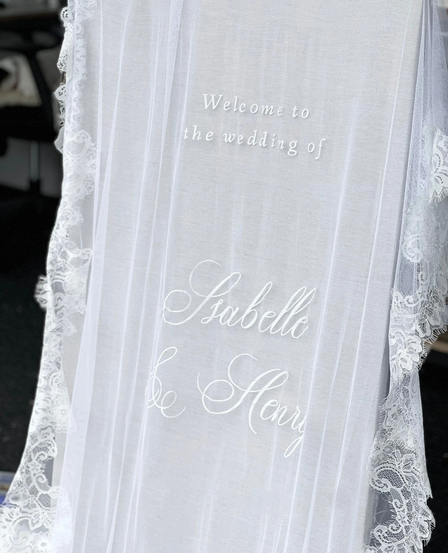 An Entrance 💫⁠
⁠
Custom, handmade lace welcome sign for I&amp;H.⁠
⁠
SWIPE to see the supporting stationery line up: ⁠
Burgundy bar menu⁠
Handmade paper seating plan⁠
Statement tent fold dinner menus⁠
⁠
Perfection at @ayrburnnz with @alexandrakatecre