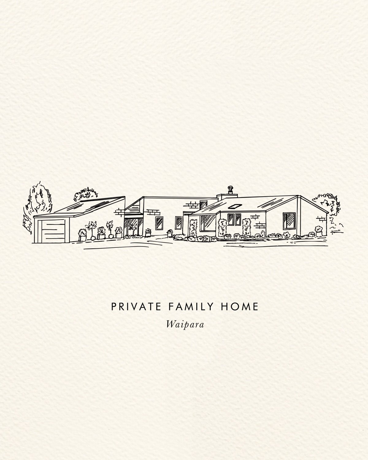 Wedding Stationery - Family Home in Waipara