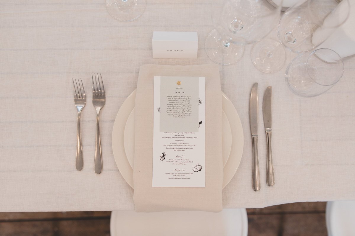 Place Names and Dinner Menus