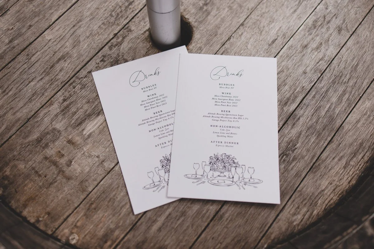 Drinks Menus