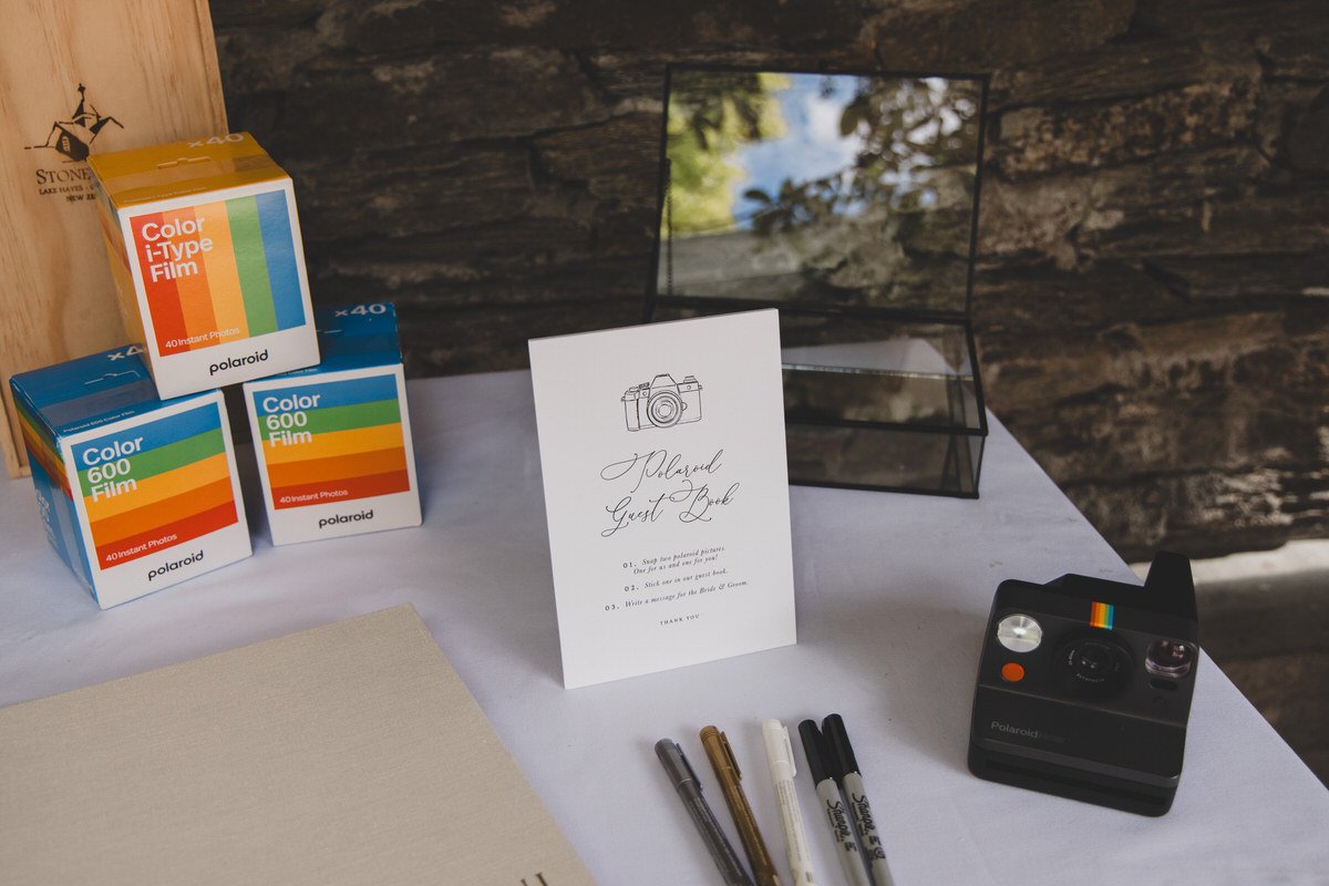 Polaroid Guest Book Sign