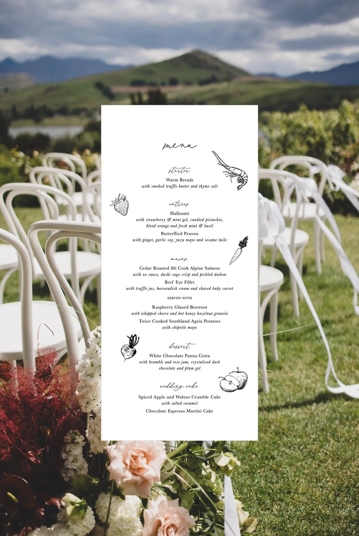 Wedding Dinner Menu