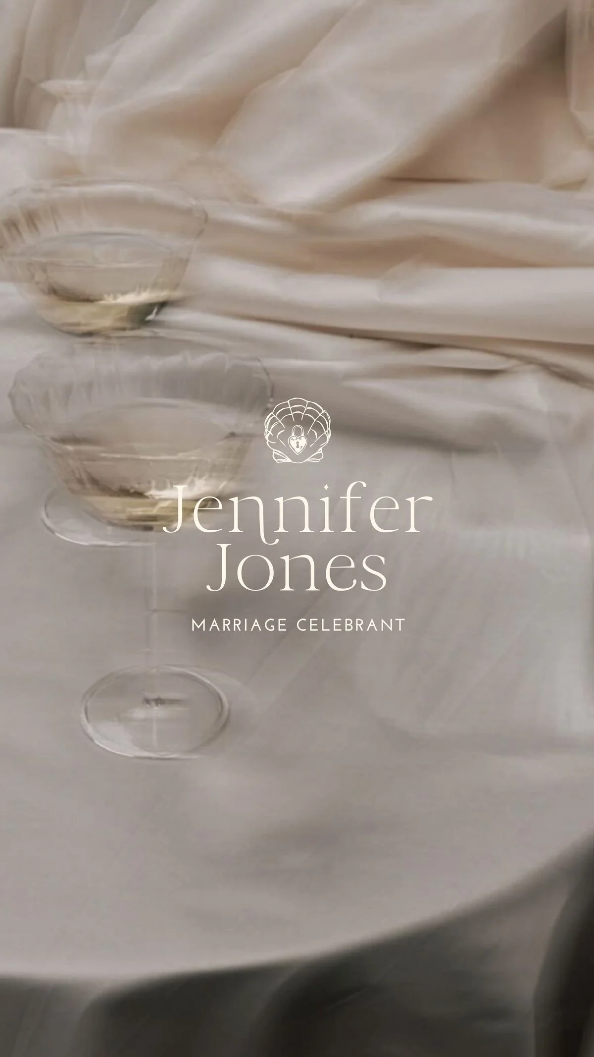 Branding &amp; Logos} Coastal Wedding Celebrant Jennifer Jones
