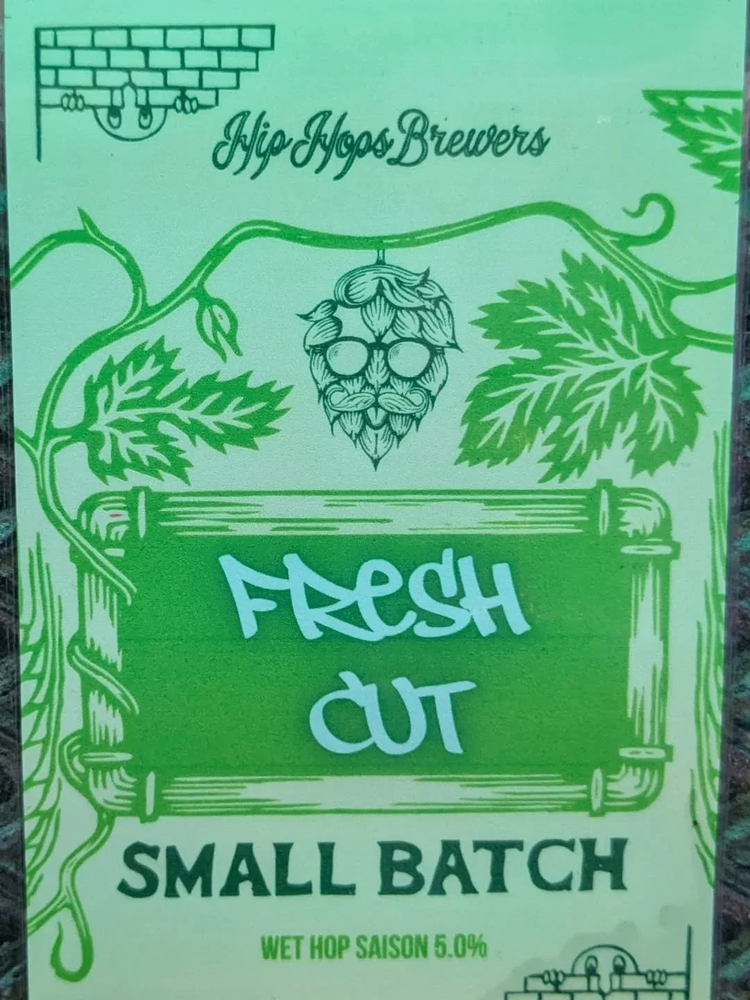 First beer from the summer harvest.  Sensational Saison by @hiphopsbrewers using our Kacanup.  Please make some more 🍻