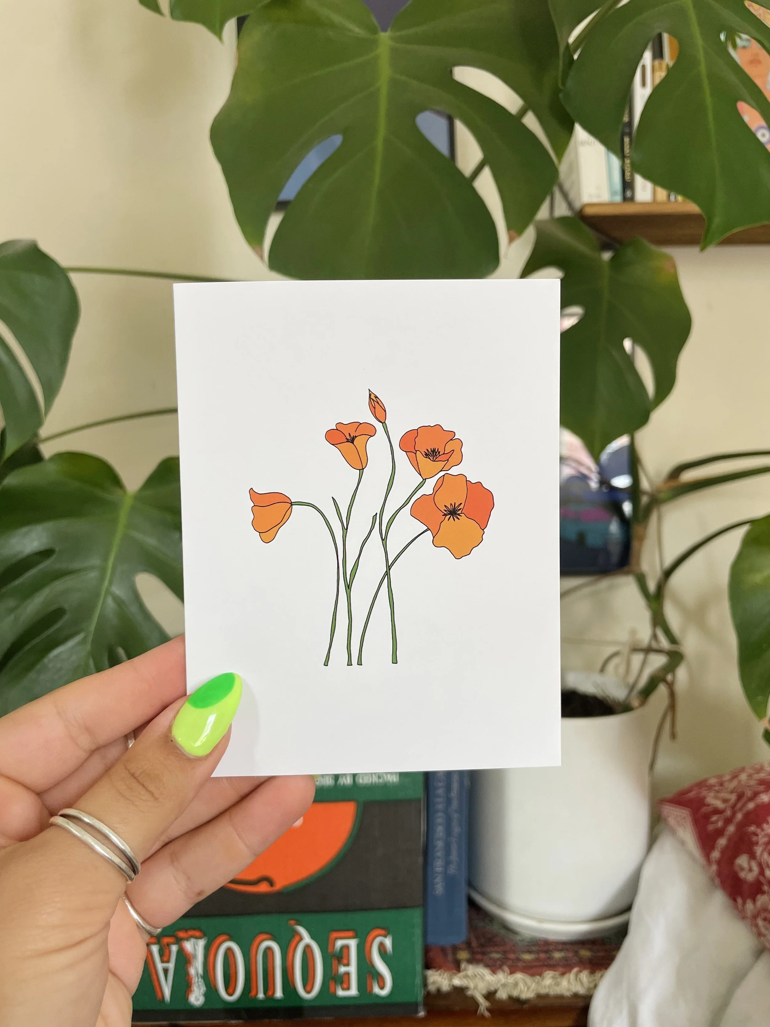 Poppy Greeting Card