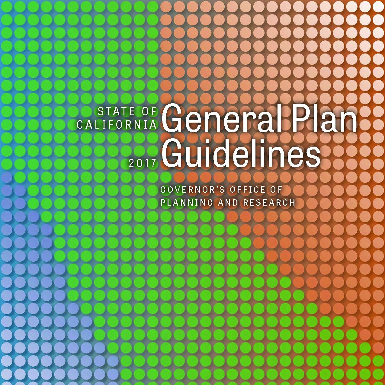 CA Office of Planning and Research Guidelines