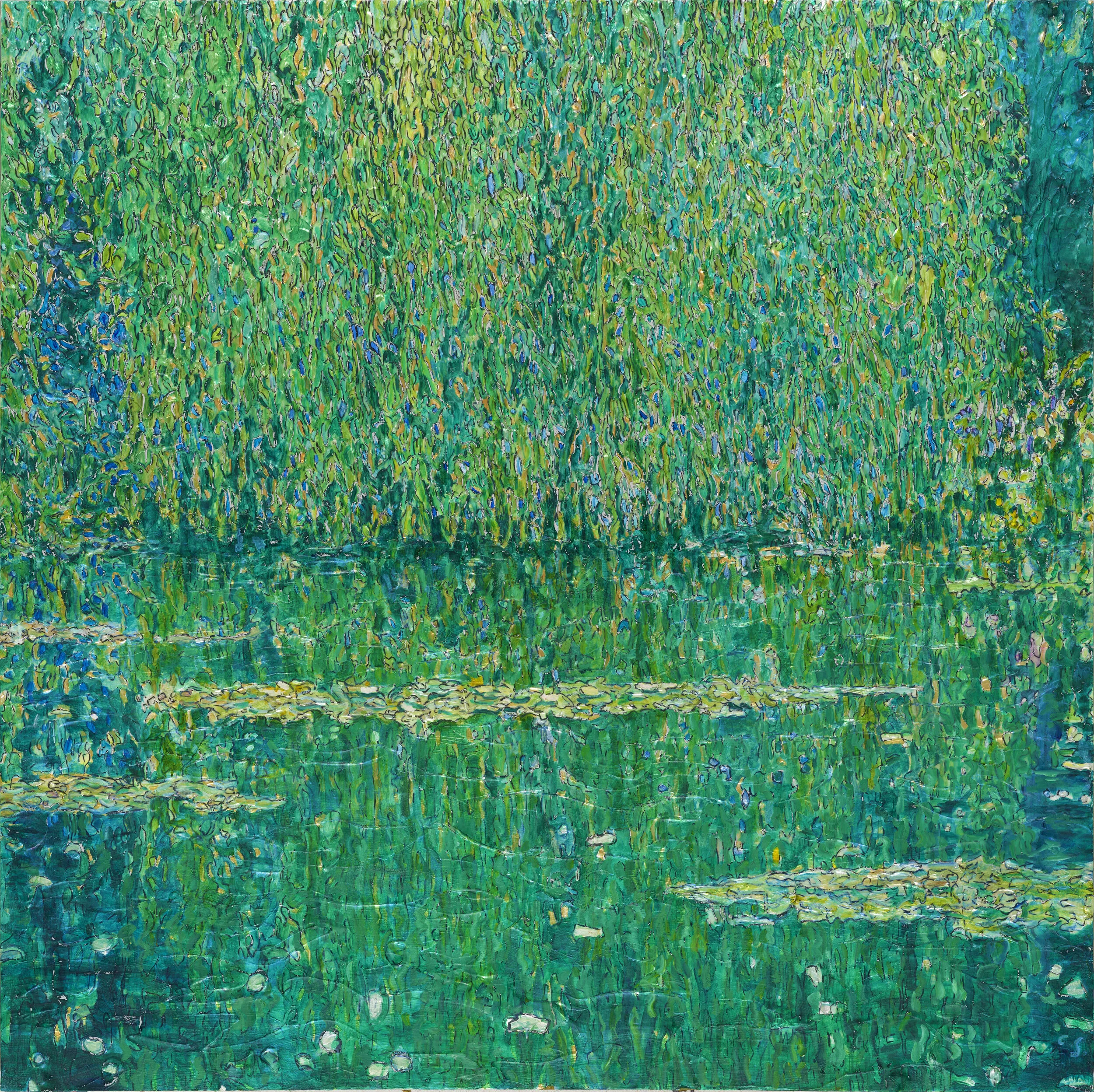 Willow Tree And Water Lilies