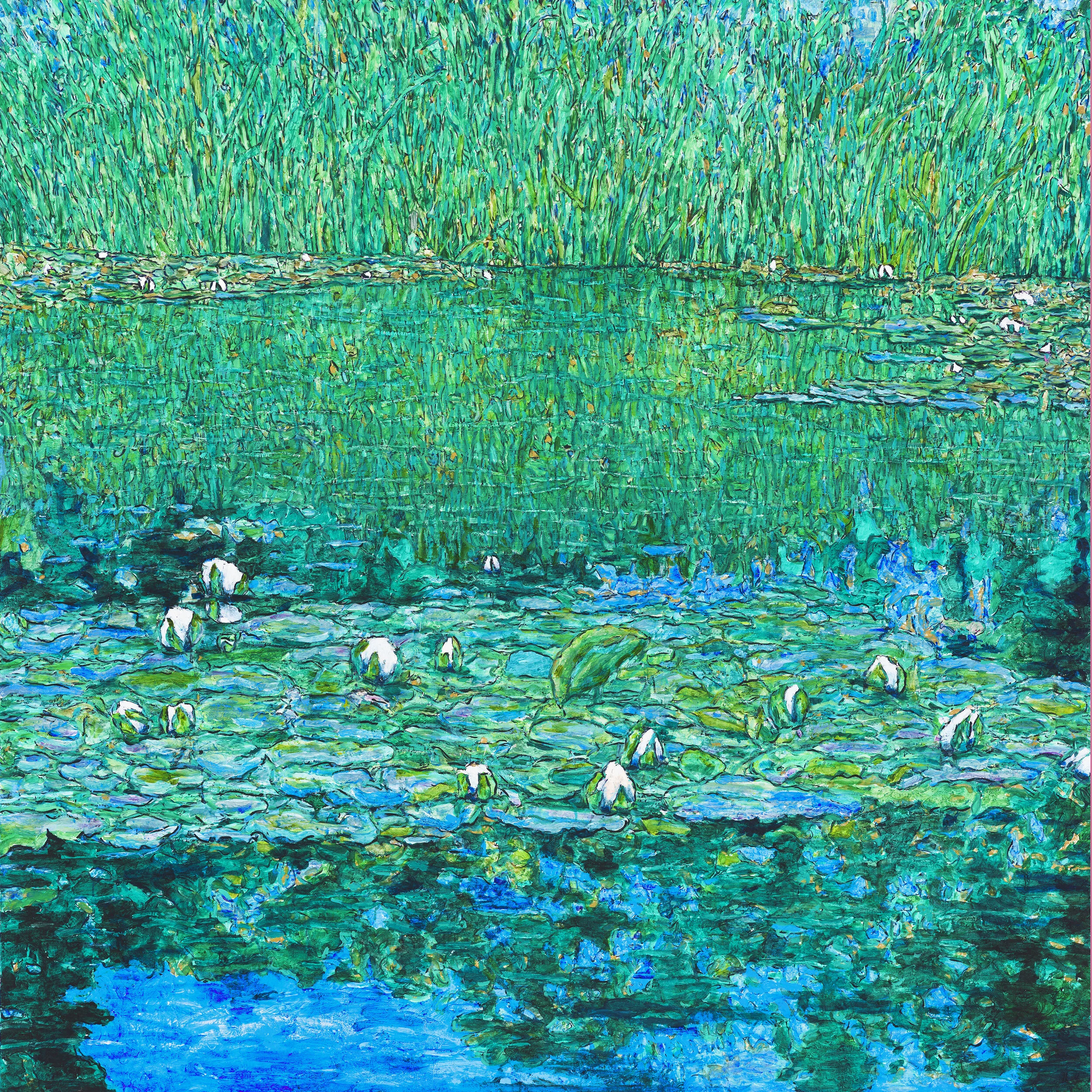 Water Lilies And Reeds
