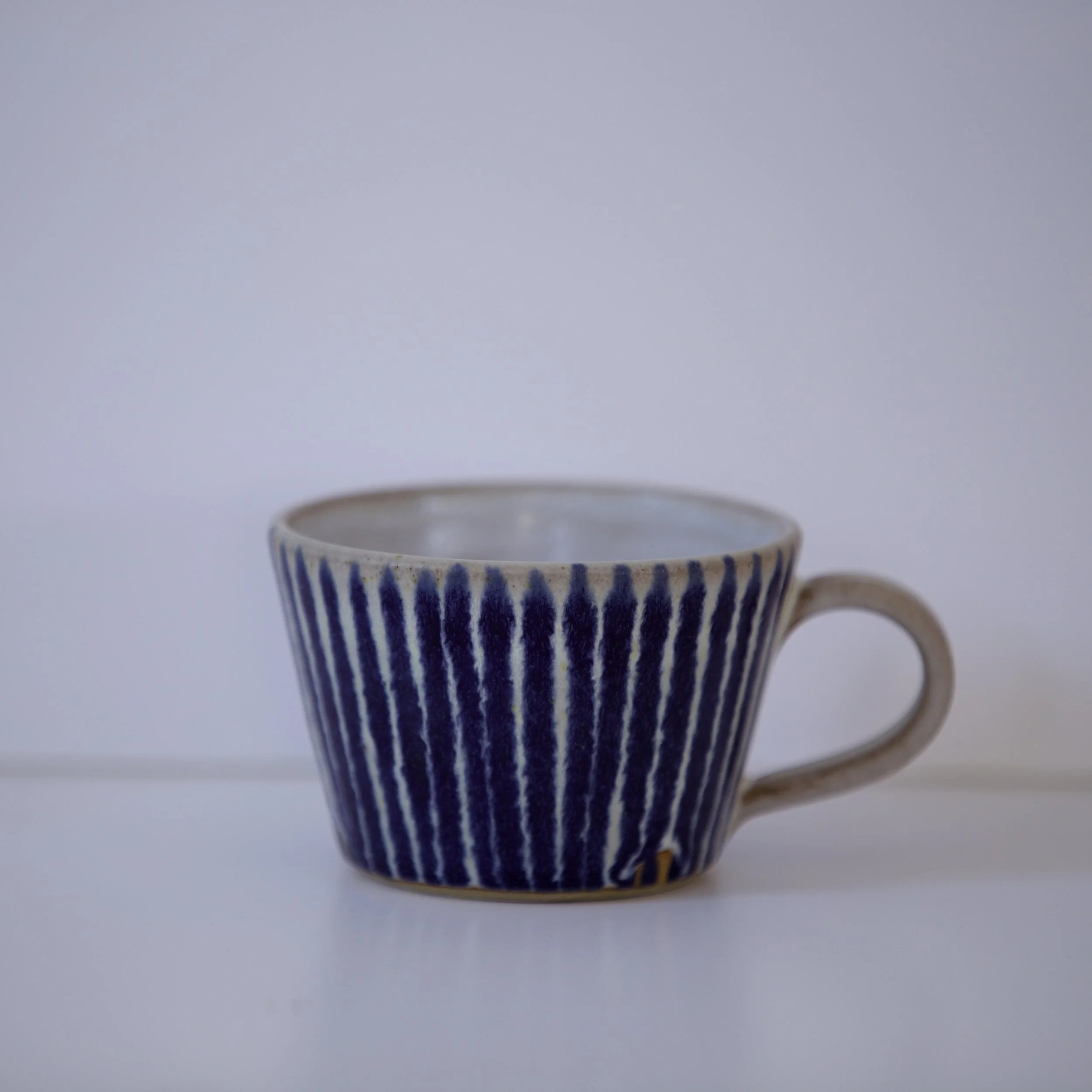 Blue Striped Cup