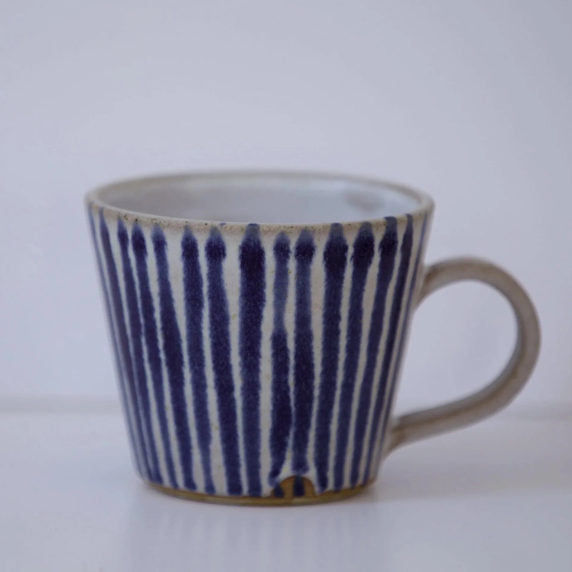 Blue Striped Mug