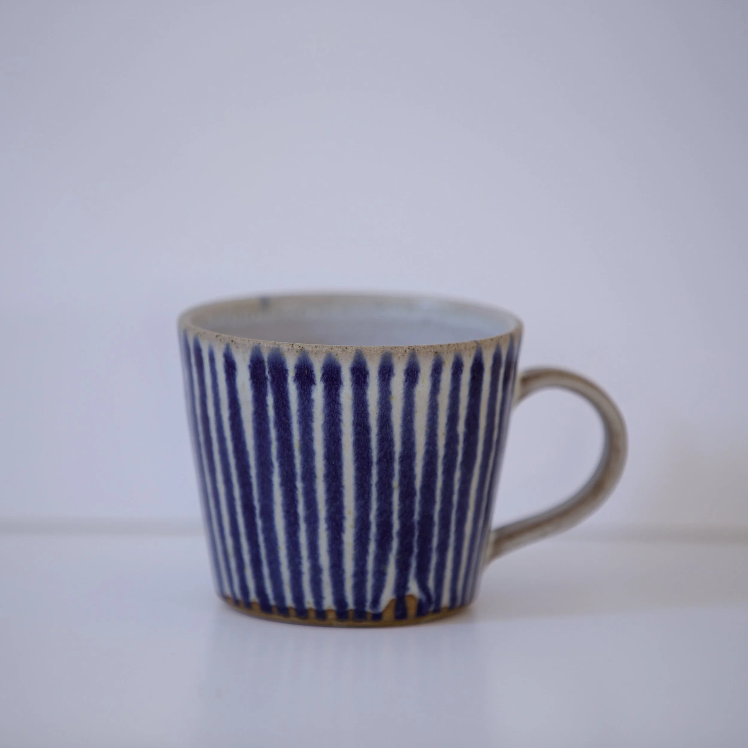 Blue Striped Mug