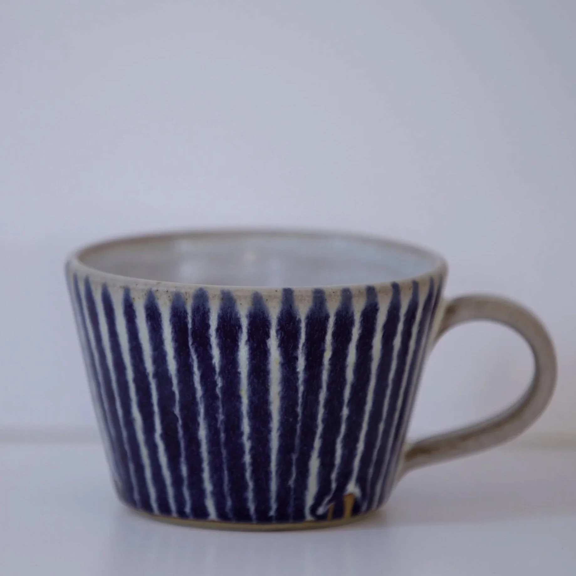 Blue Striped Cup