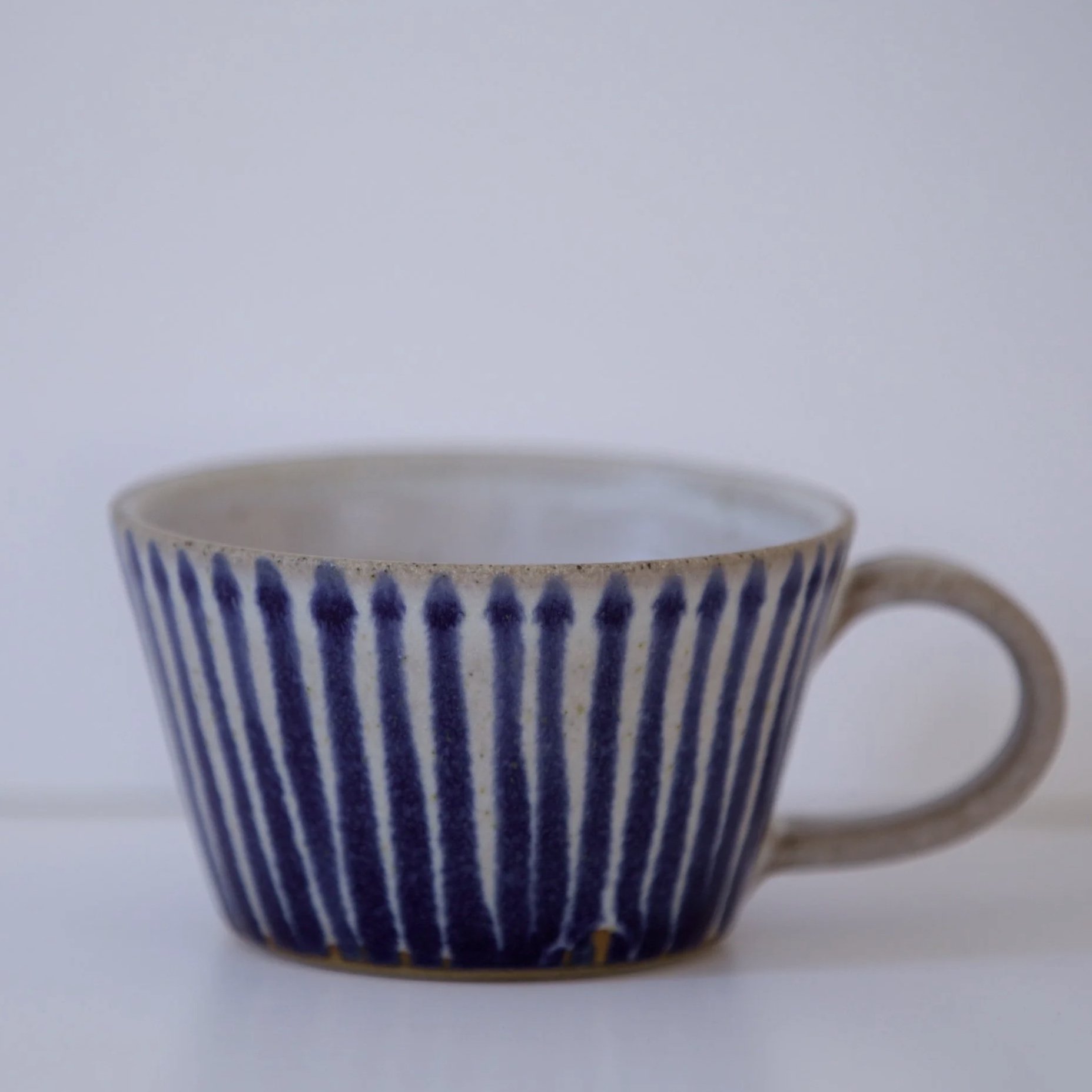 Blue Striped Cup
