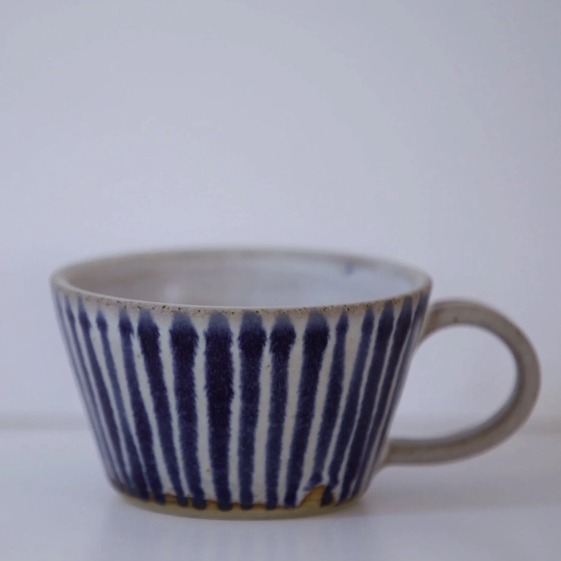 Blue Striped Cup