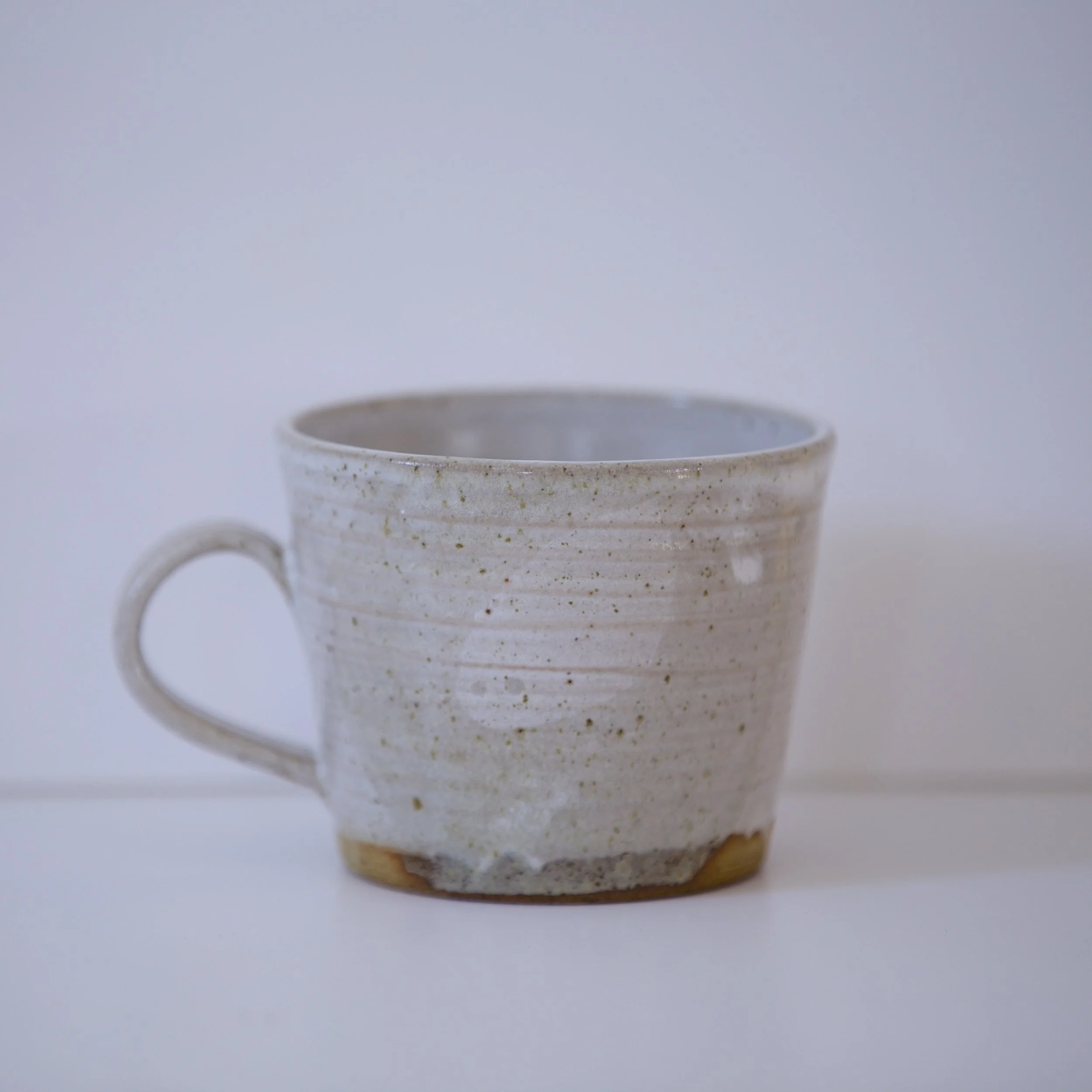 Large Mug with Brushed Wood Ash