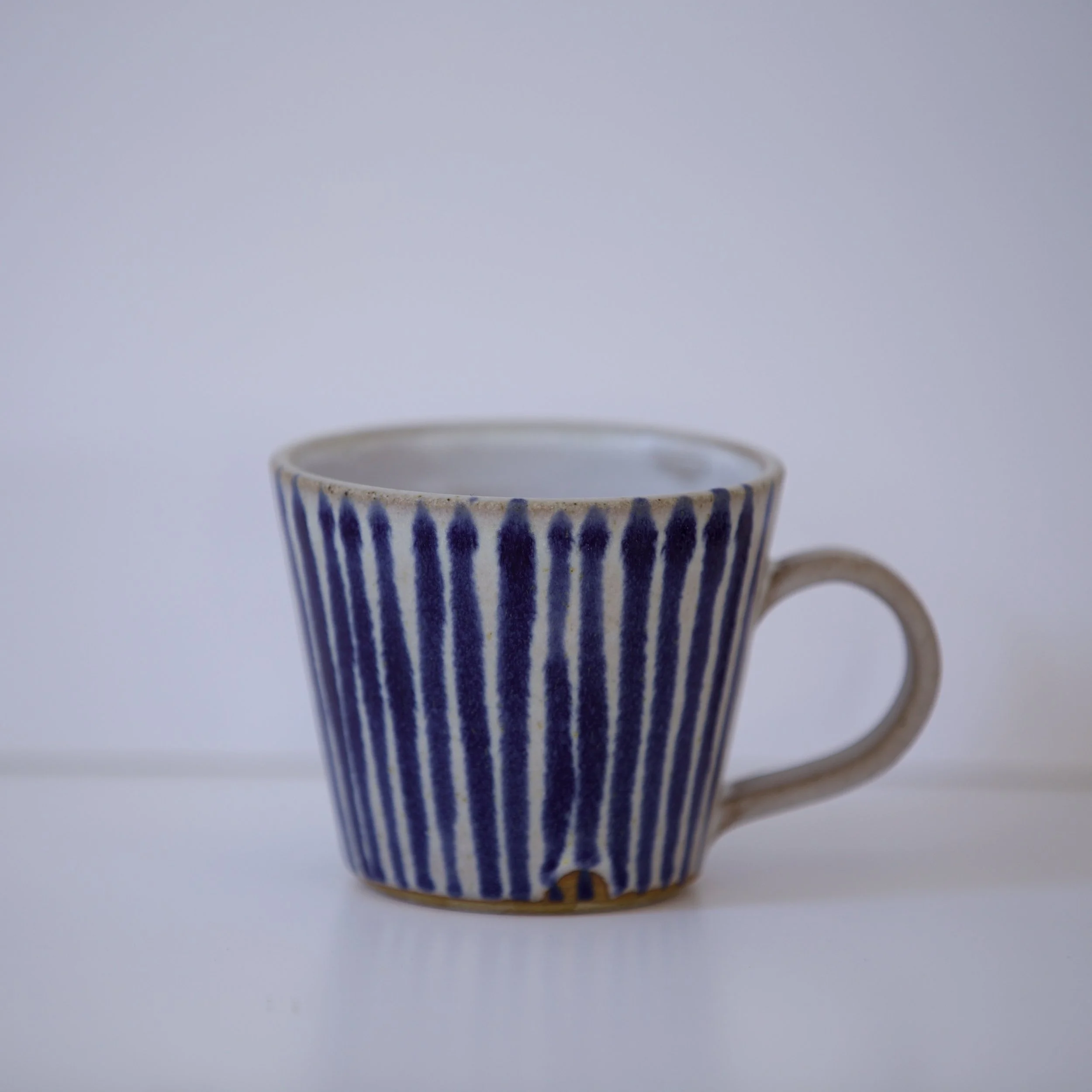 Blue Striped Mug