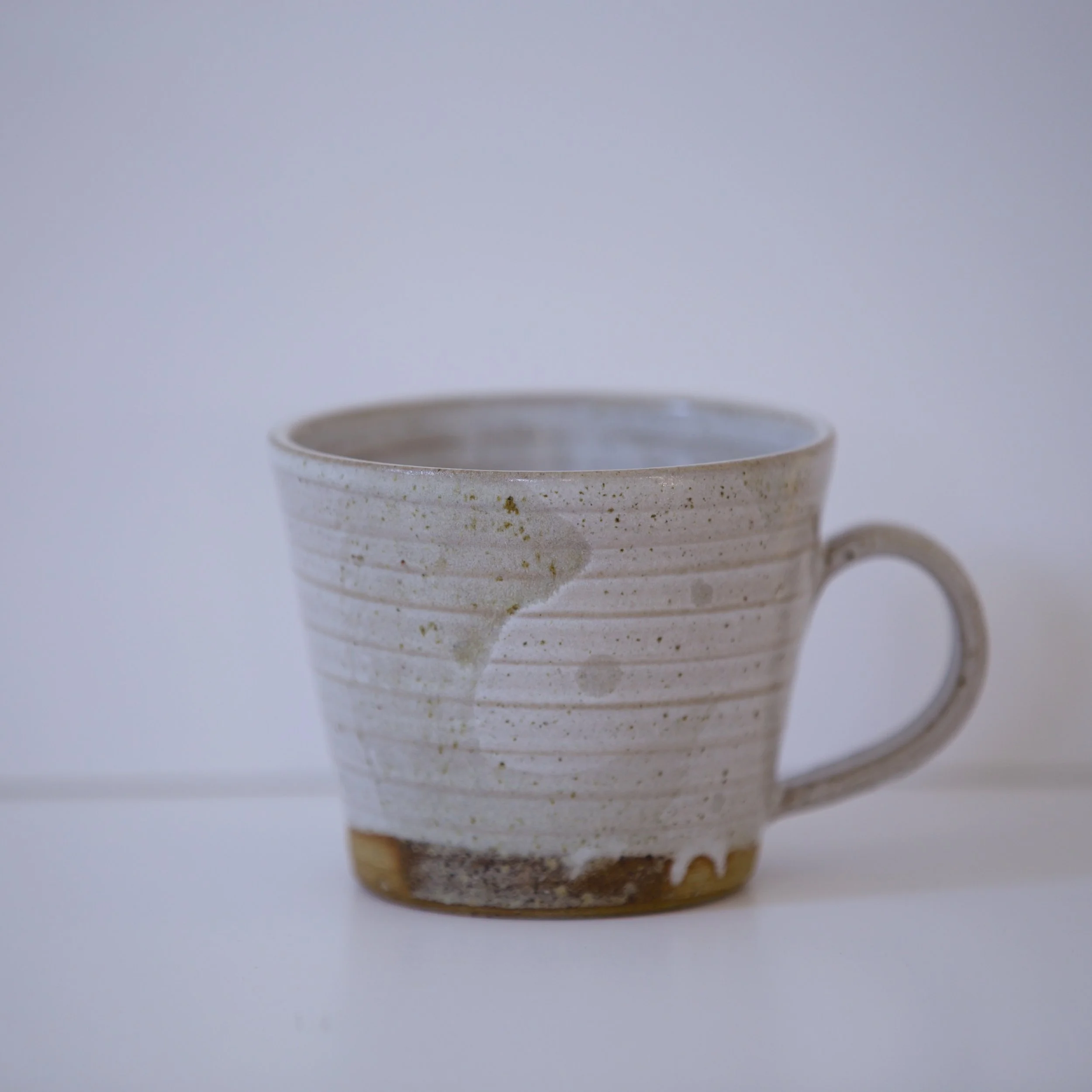 Large Mug with Brushed Wood Ash