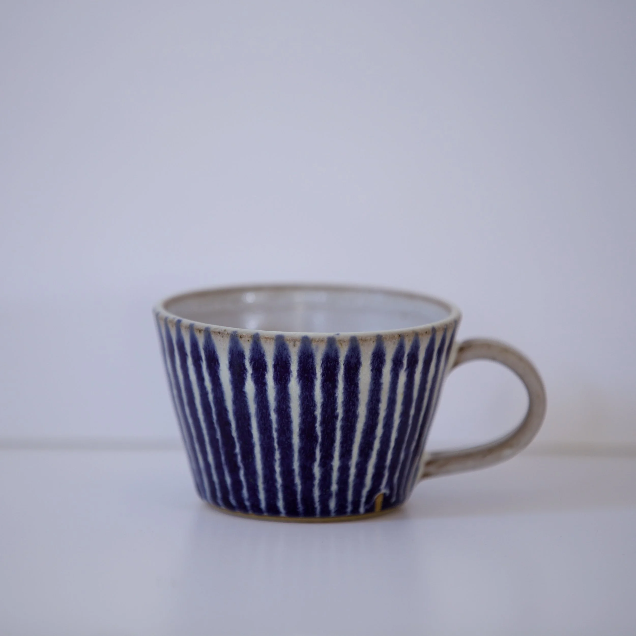 Blue Striped Cup