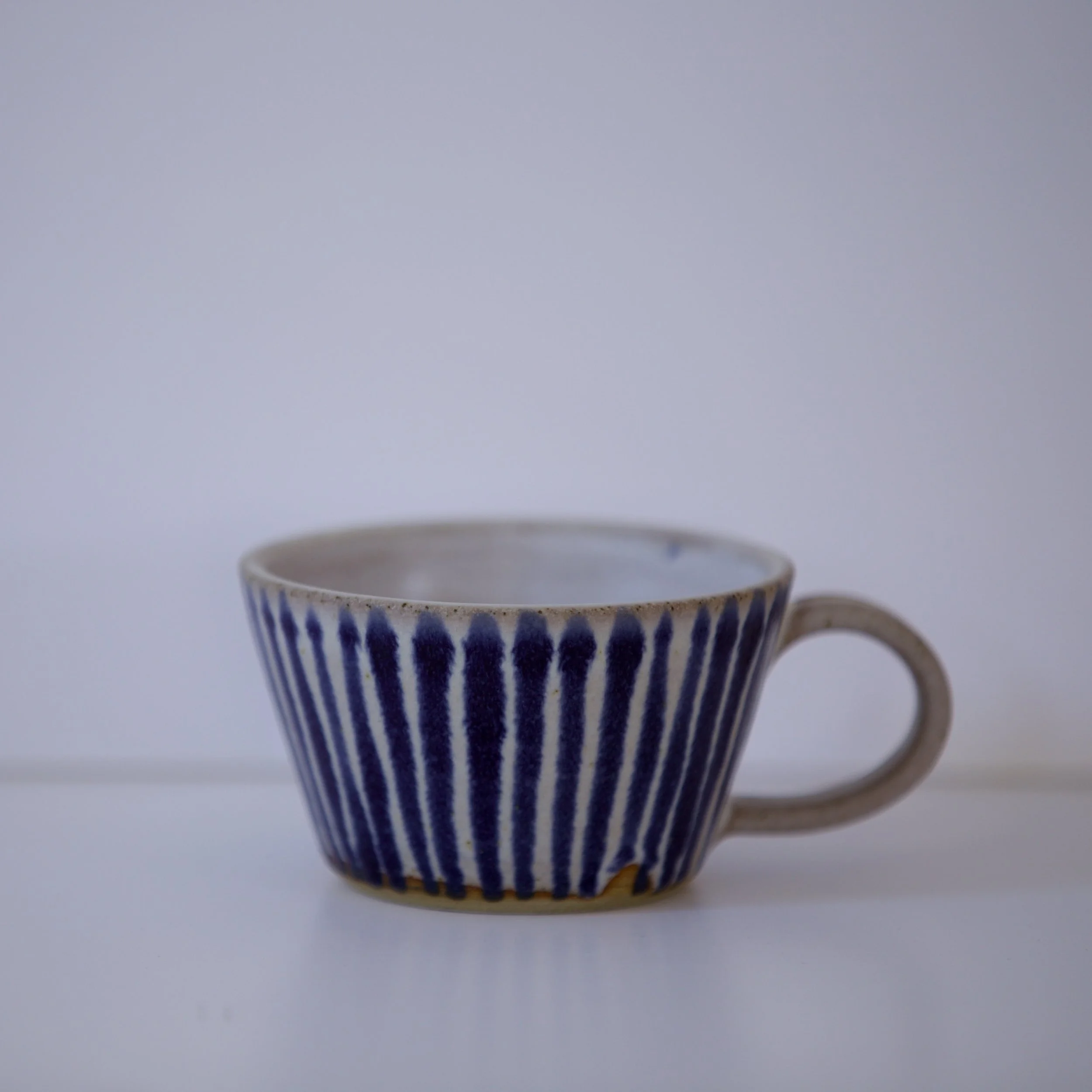 Blue Striped Cup