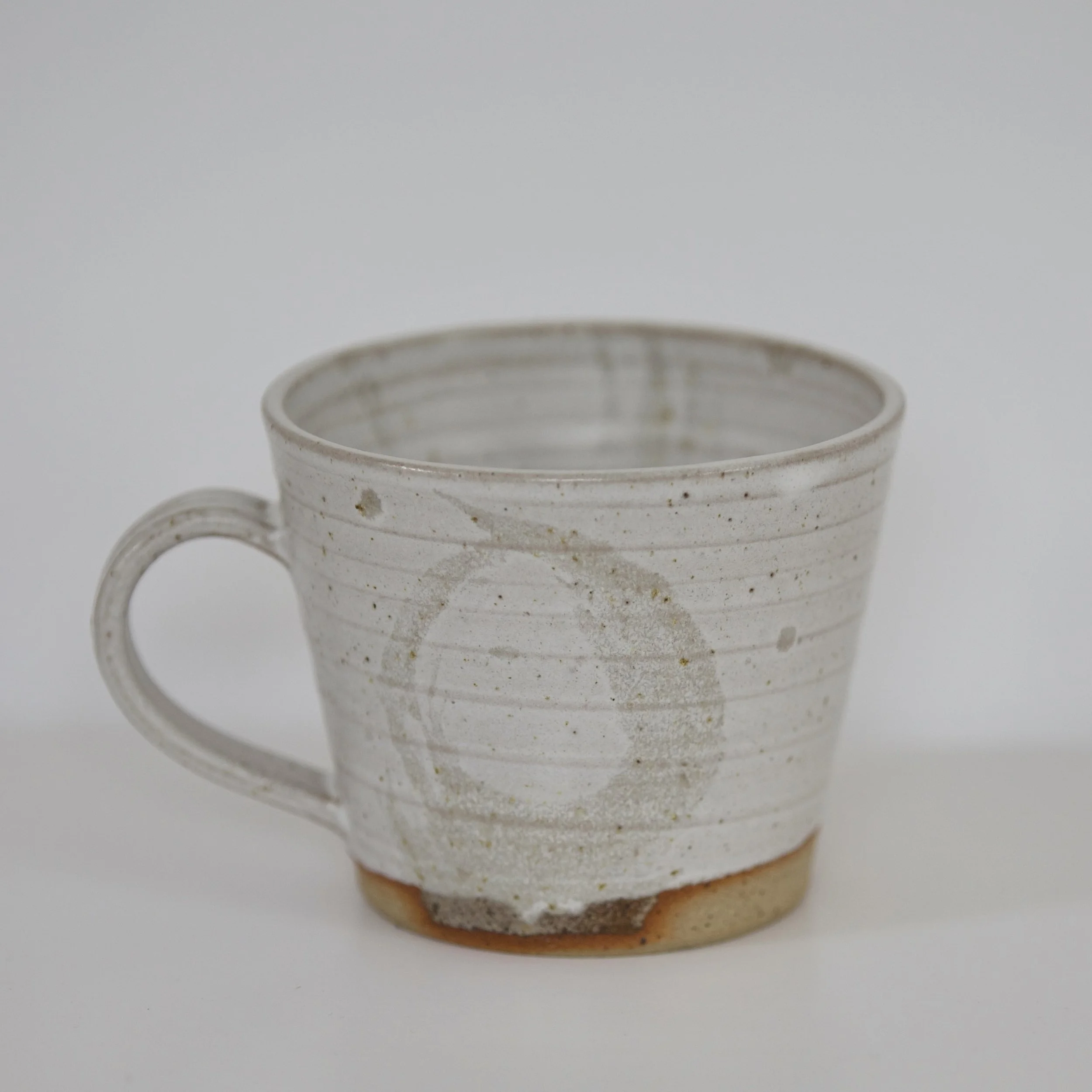 Large Mug with Brushed Wood Ash