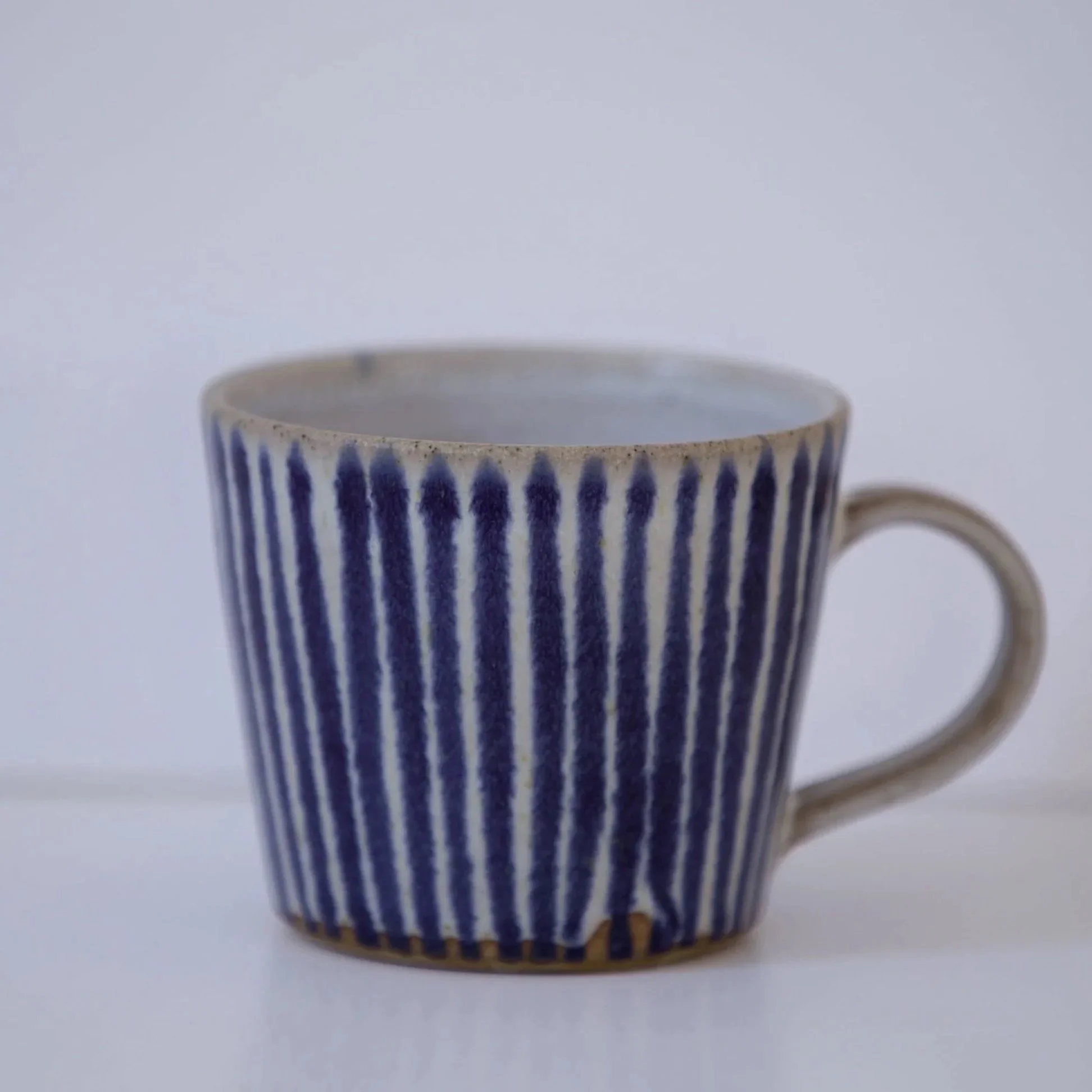 Blue Striped Mug