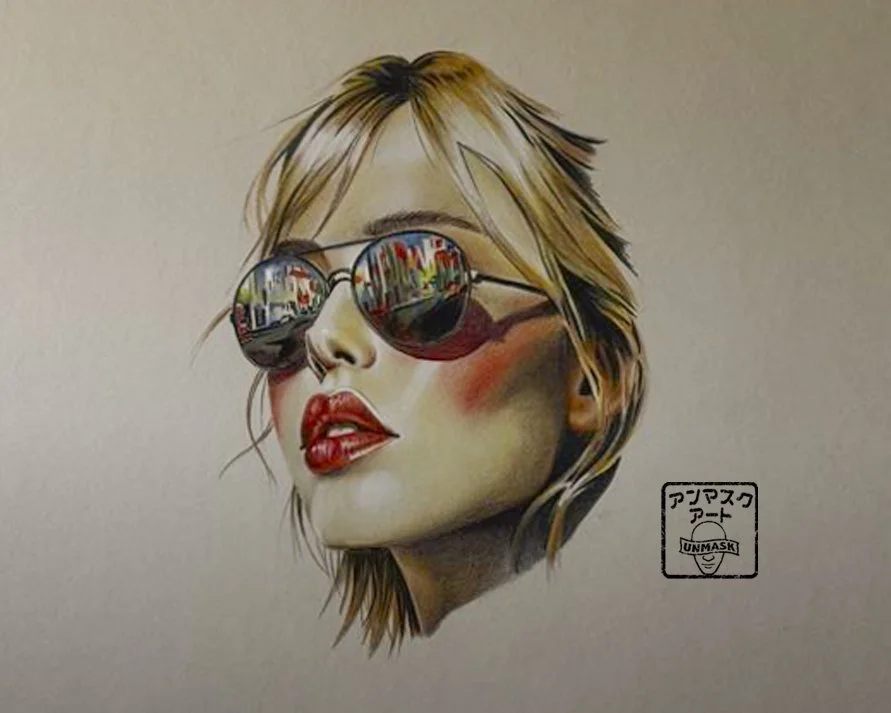 Vibrant Portrait Colored Pencil Project
