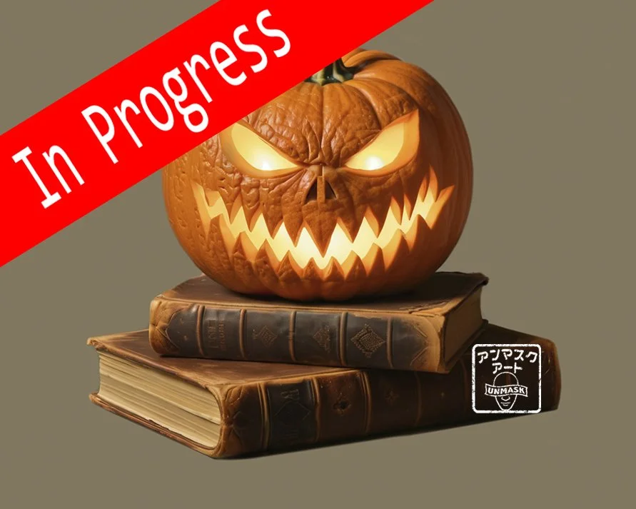 Halloween Pumpkin Colored Pencil Project