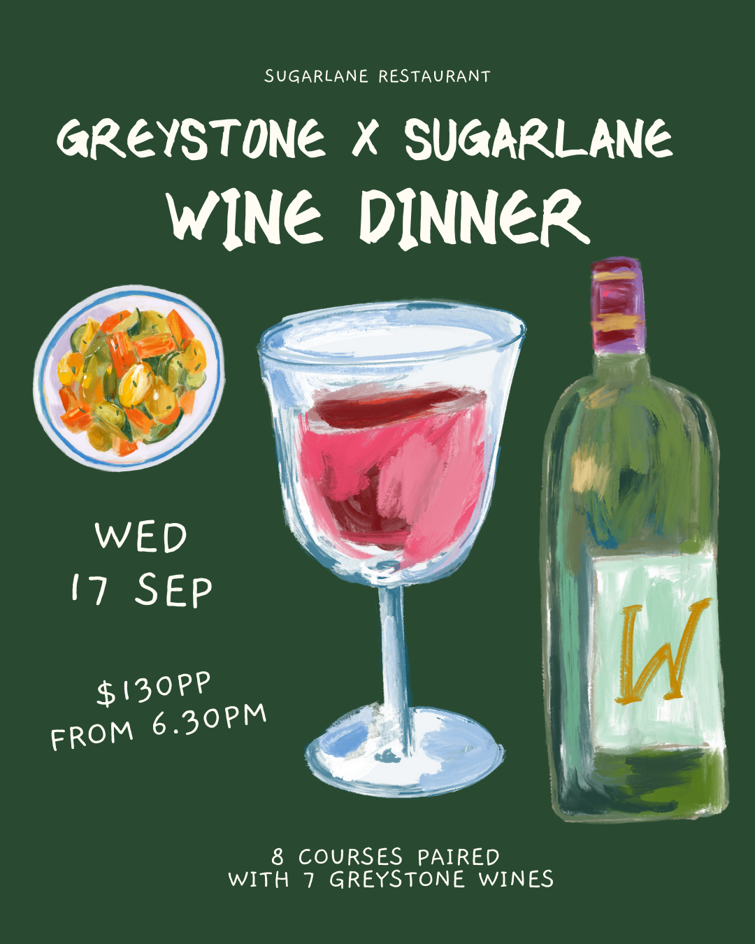 Greystone Wines & Sugarlane Wine Dinner