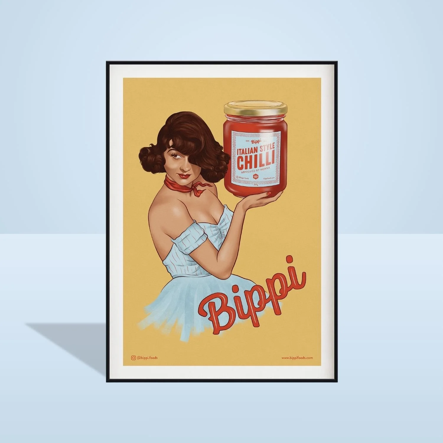 Retro Bippi Poster
