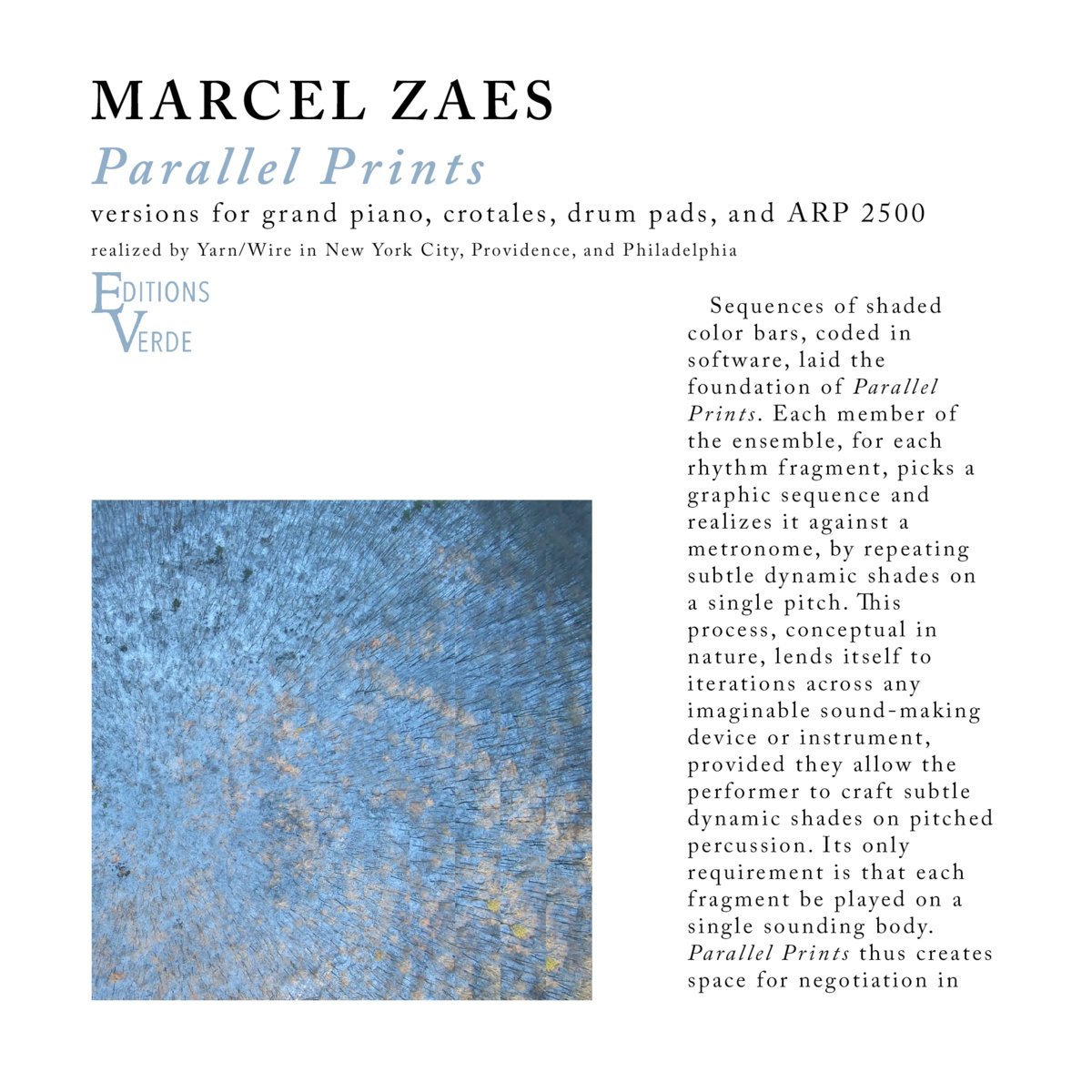 Marcel Zaes: Parallel Prints