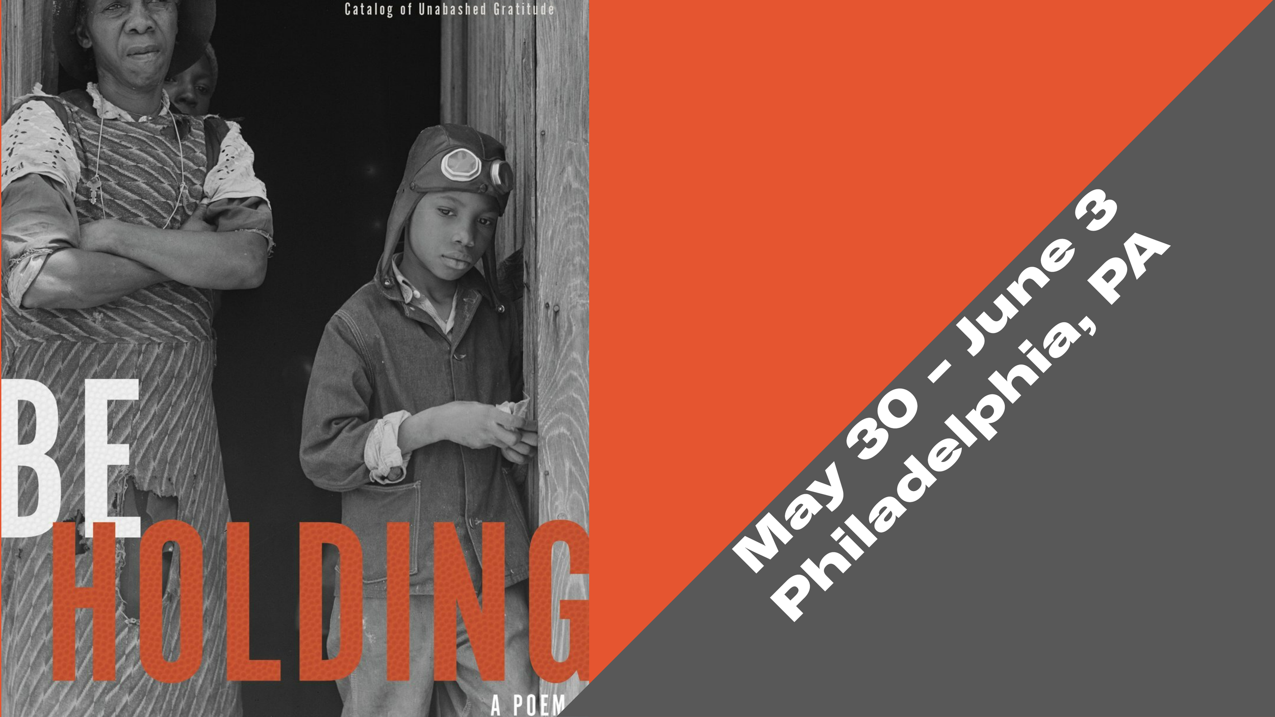 Be Holding (World Premiere), Girard College, Philadelphia