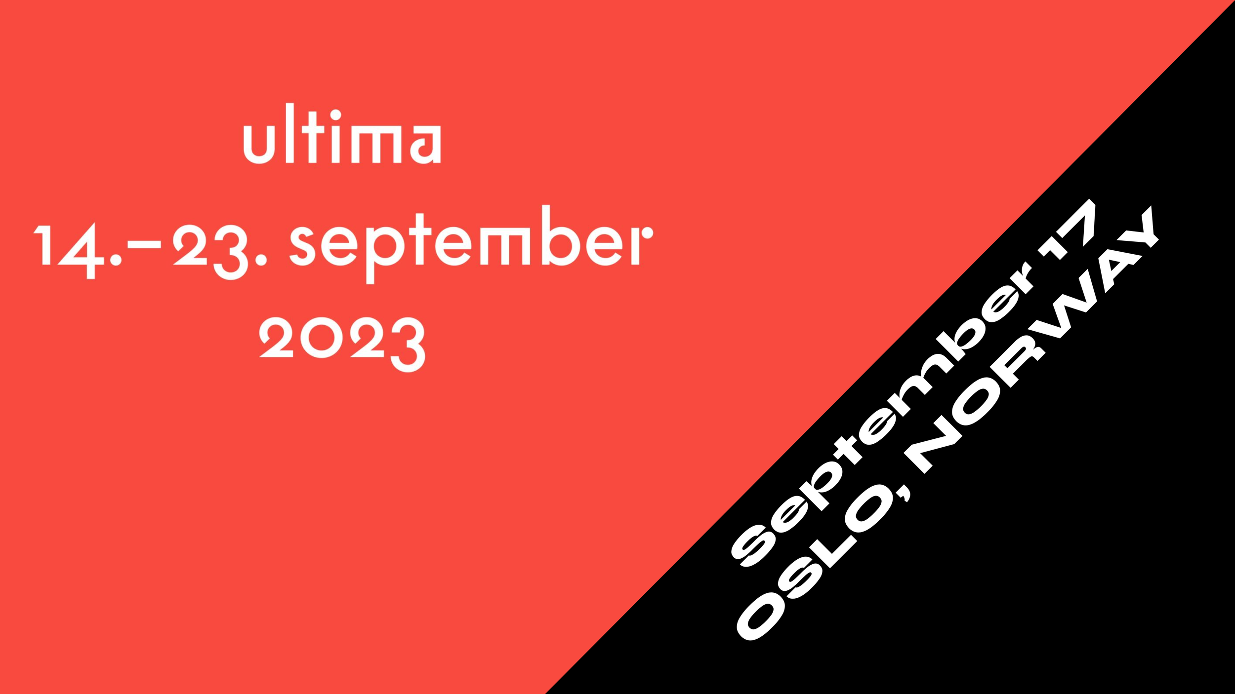Ultima Festival, Norway: Sound of the Forest