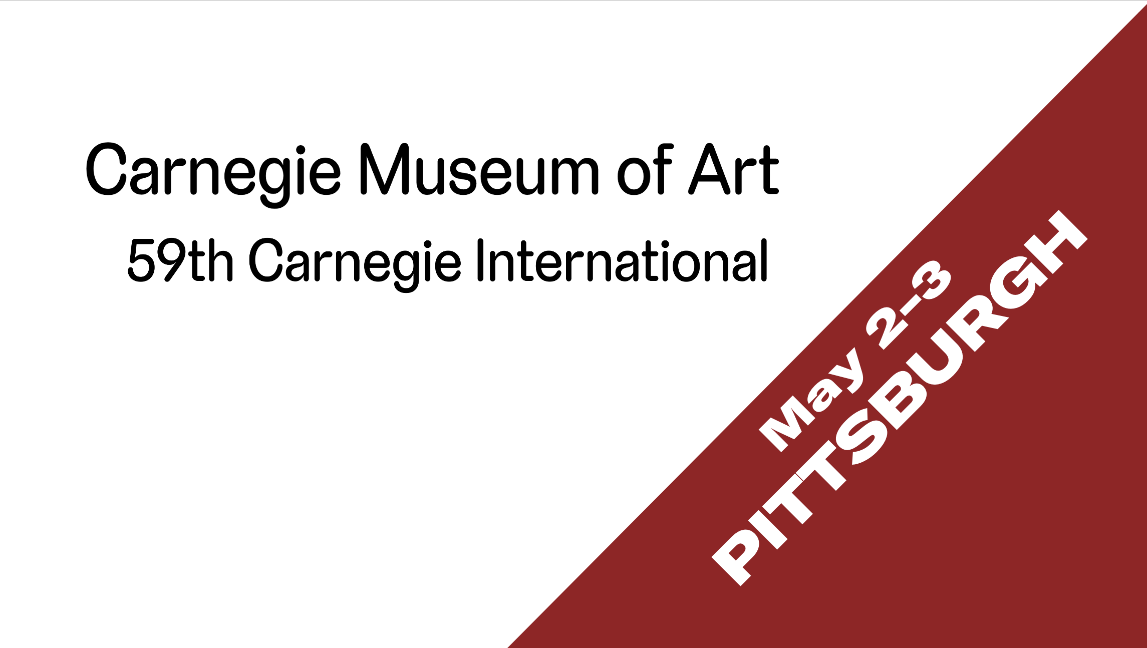 59th Carnegie International