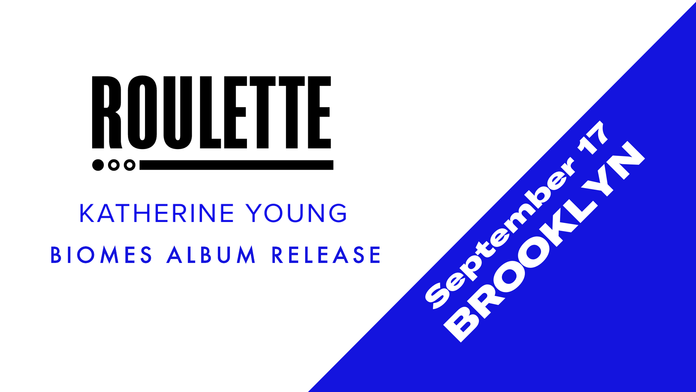 Katherine Young: BIOMES Album Release
