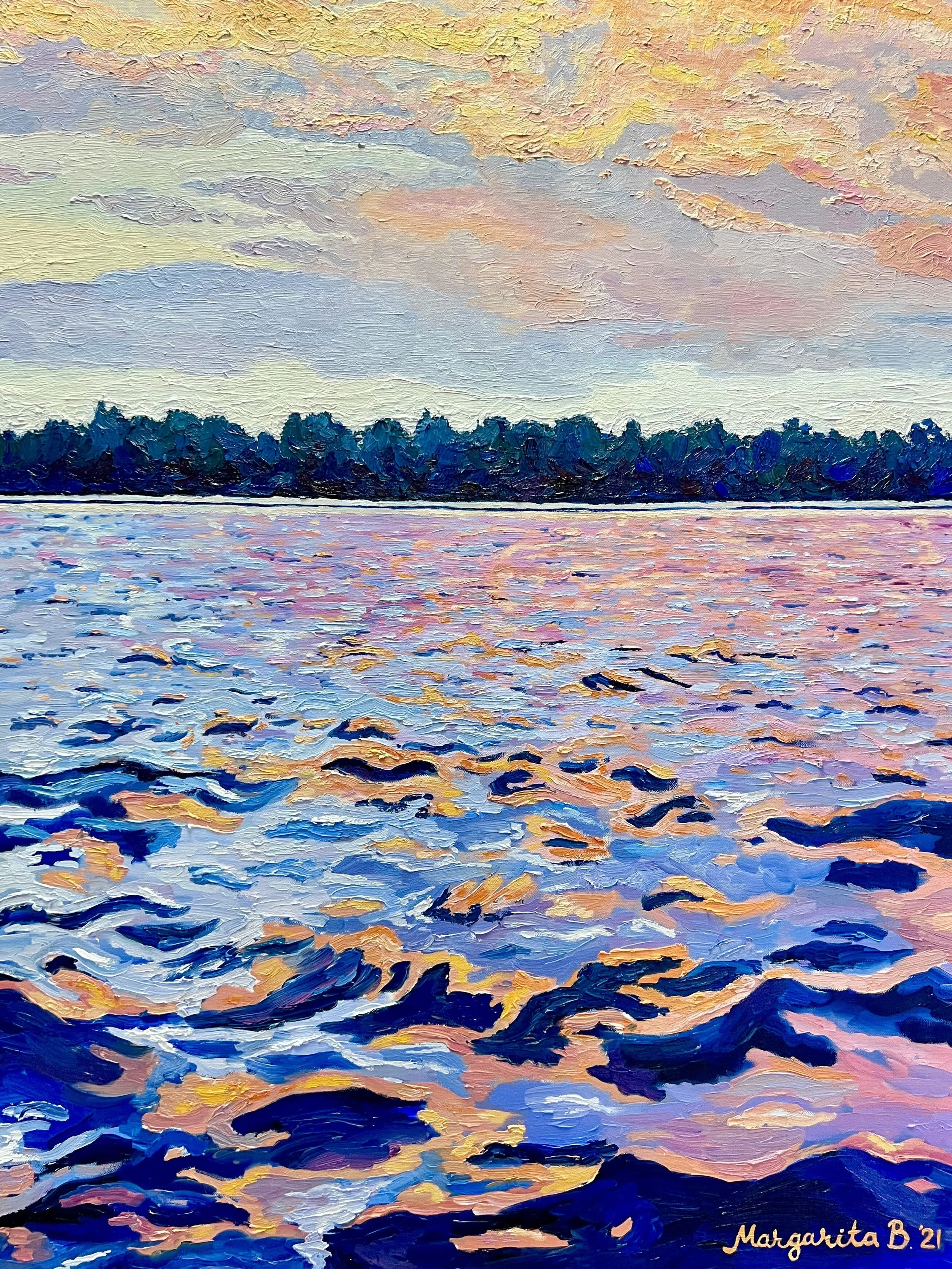 Pink Sunset 1
101 × 76cm
Oil on canvas