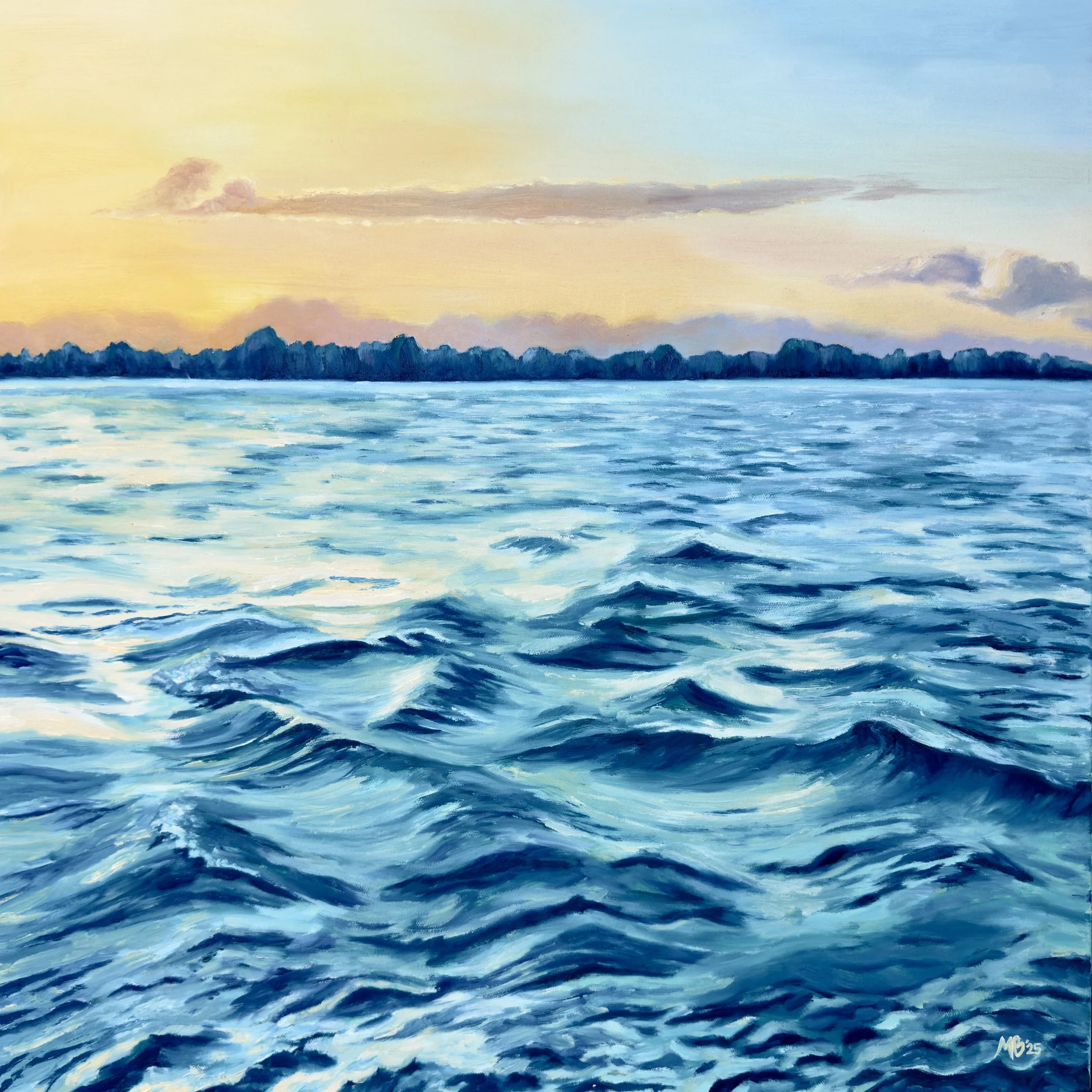 Sentosa Sunrise 3
60 × 60cm
Oil on canvas