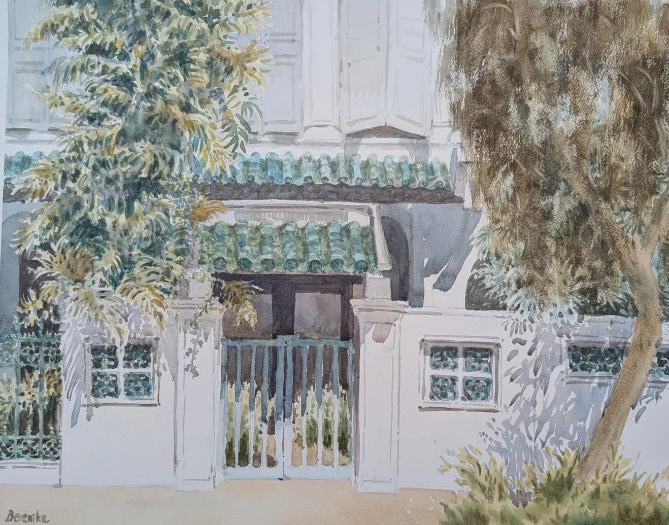 Morning at Emerald Hill
41.5 x 51.5 cm
Watercolour on paper